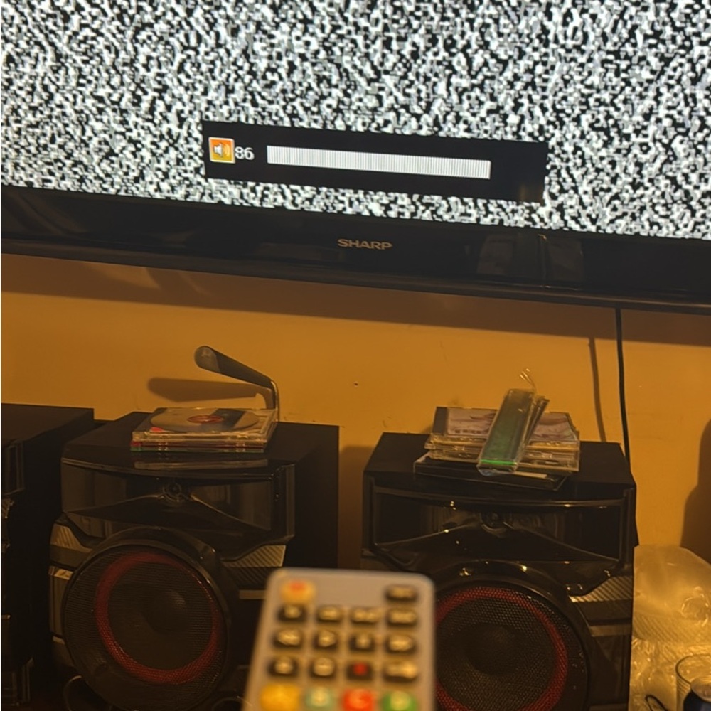 Black LED TV